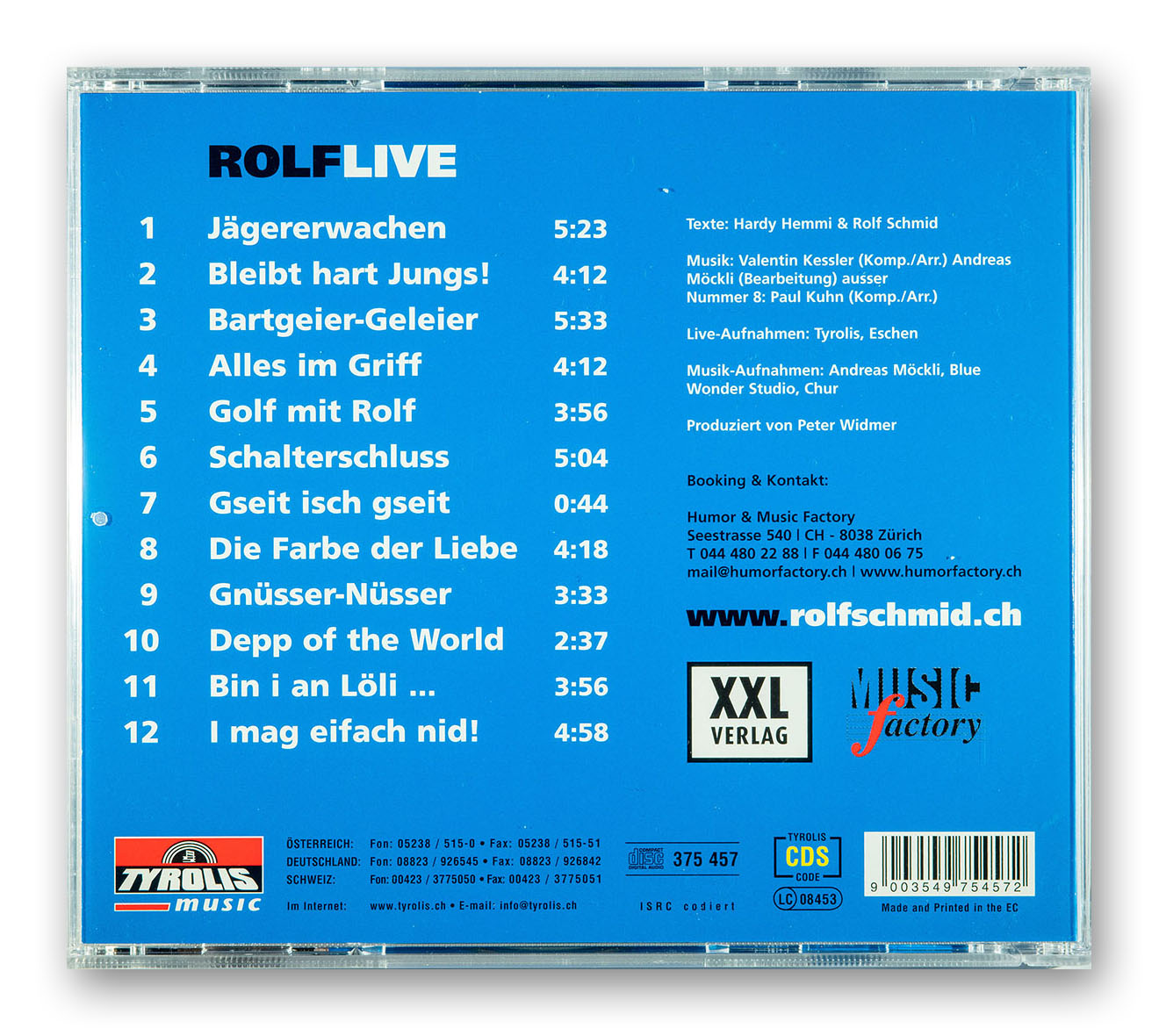 Rolf Schmid CD Live 2002